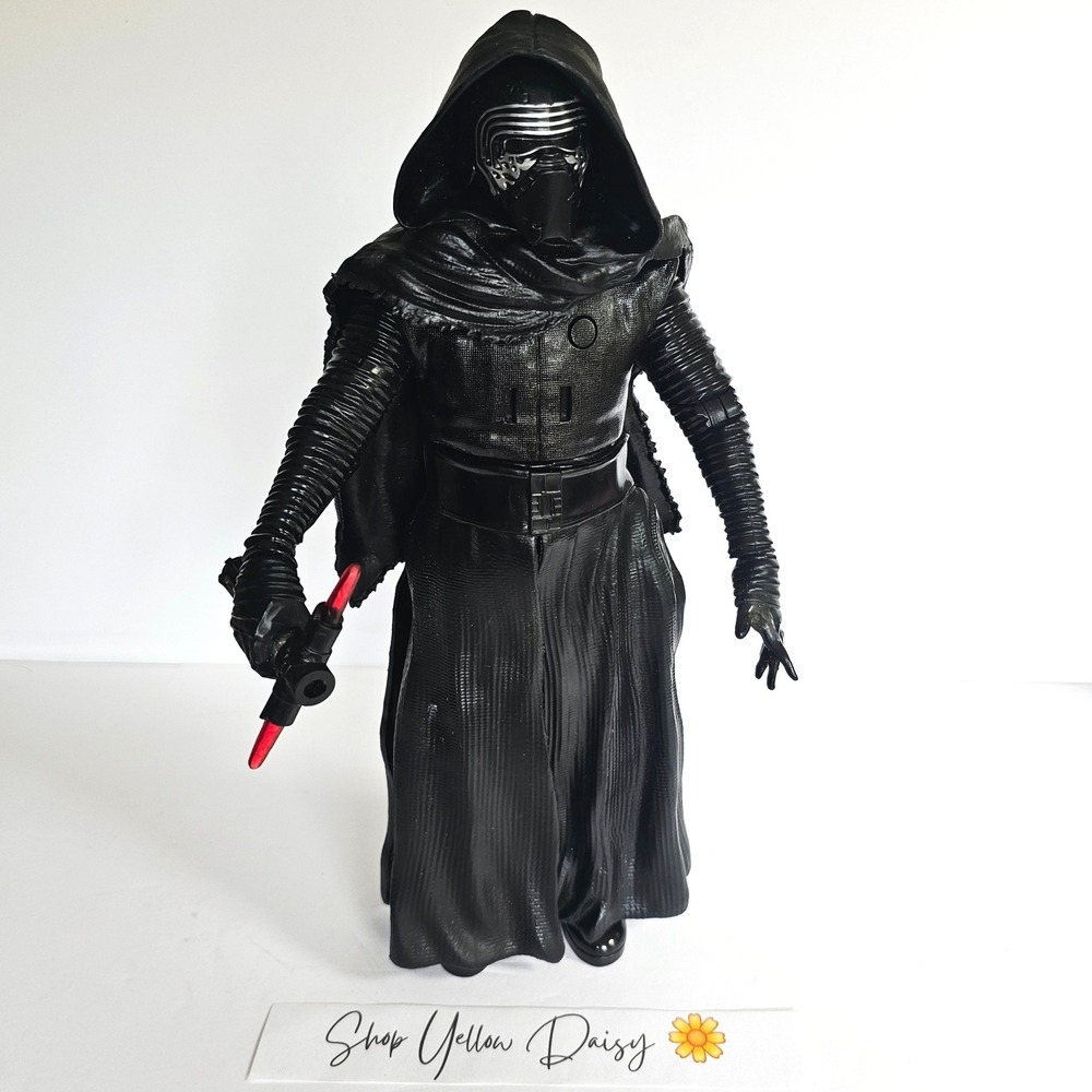 Disney Store Kylo Ren Star Wars Force Awakens Talking Figurine 15" WORKS -‎ 1242